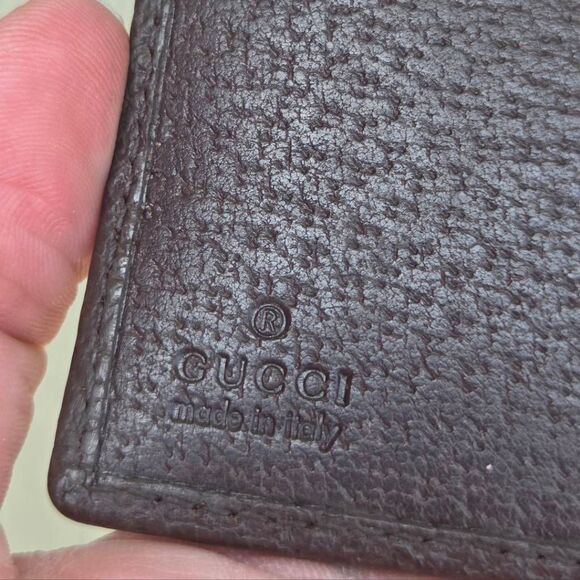 Vintage Gucci GG Monogram Agenda Cover Canvas and Leather with Pen - Picture 8 of 10